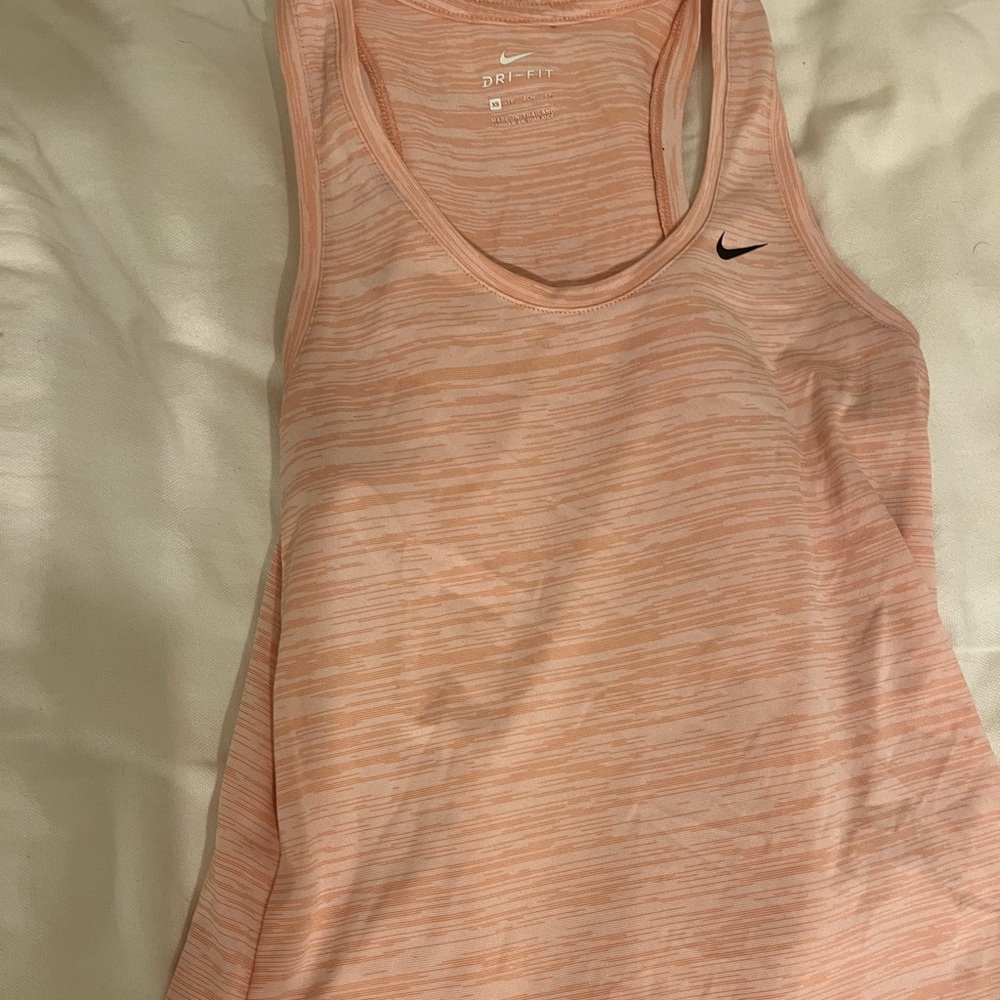 Nike Women's Full Length Peach Tank Top